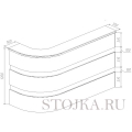 Чертеж ресепшн Дюре белая <1>